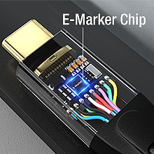 USB3.1 侧弯延长线M-F编织成片