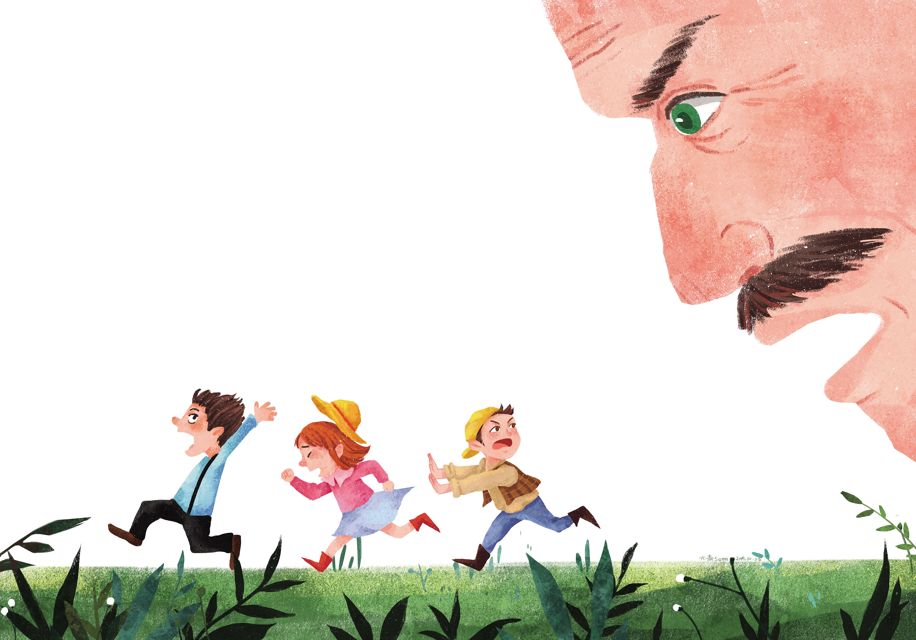 一个巨人的故事|插画|绘本|大青要上进 - 原创作品 - 站酷 (zcool)