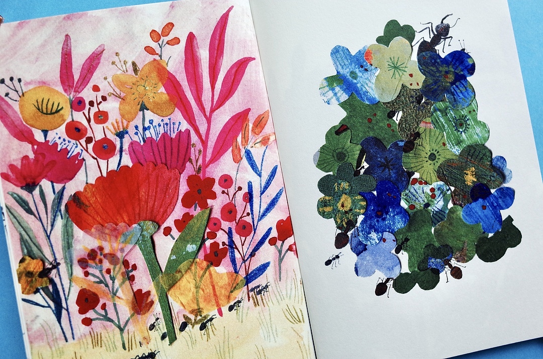 ZINE 原创手绘拼贴画册《THE ANT》