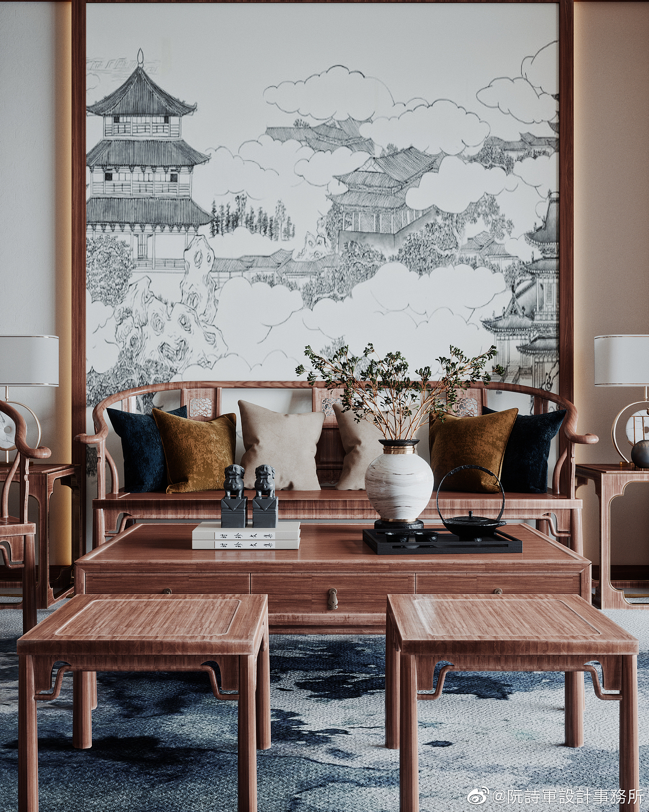 火爆新中式（图ZMTg3MzU4MDM2） - 家装设计 - 站酷设计师大师一号壹哥原创素材 - 站酷ZCOOL