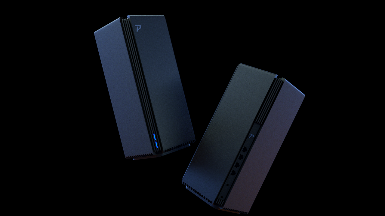 无线路由器 建模 OC渲染