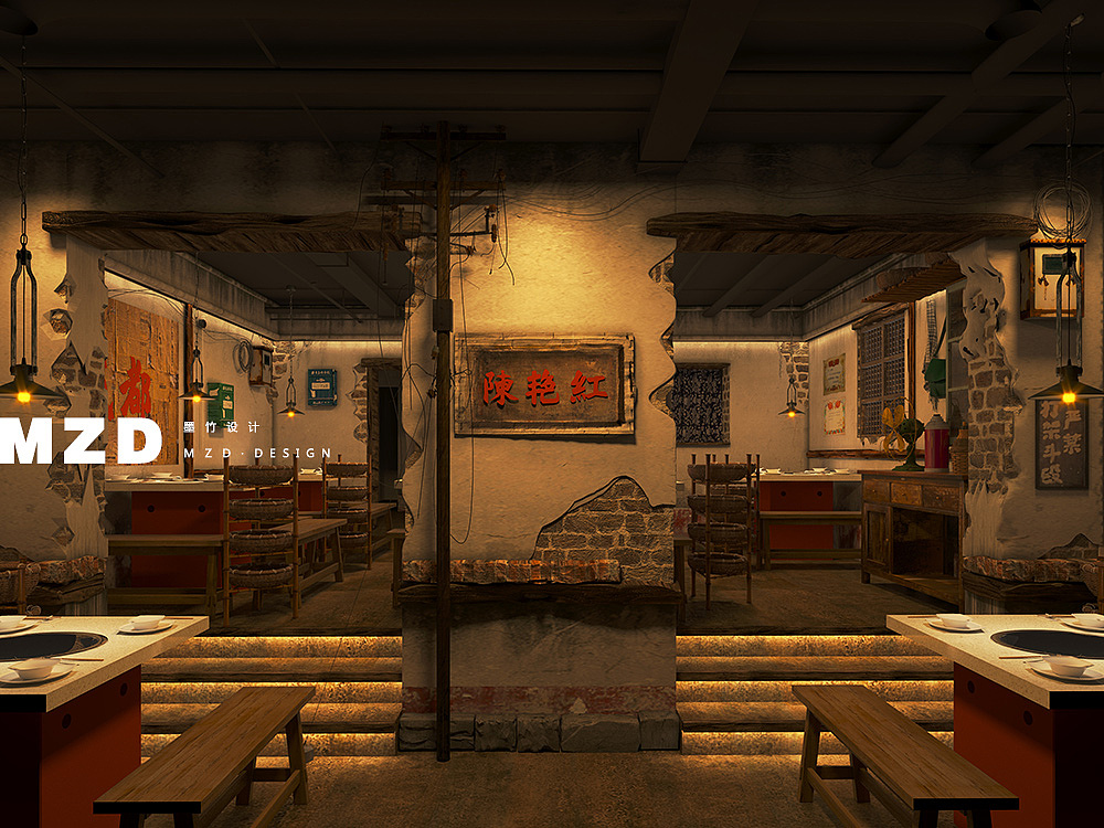 【陈艳红连锁火锅店设计】成都火锅店设计公司（图ZMjI0MTM4OTQ0） - 家装设计 - 站酷设计师六器设计原创素材 - 站酷ZCOOL