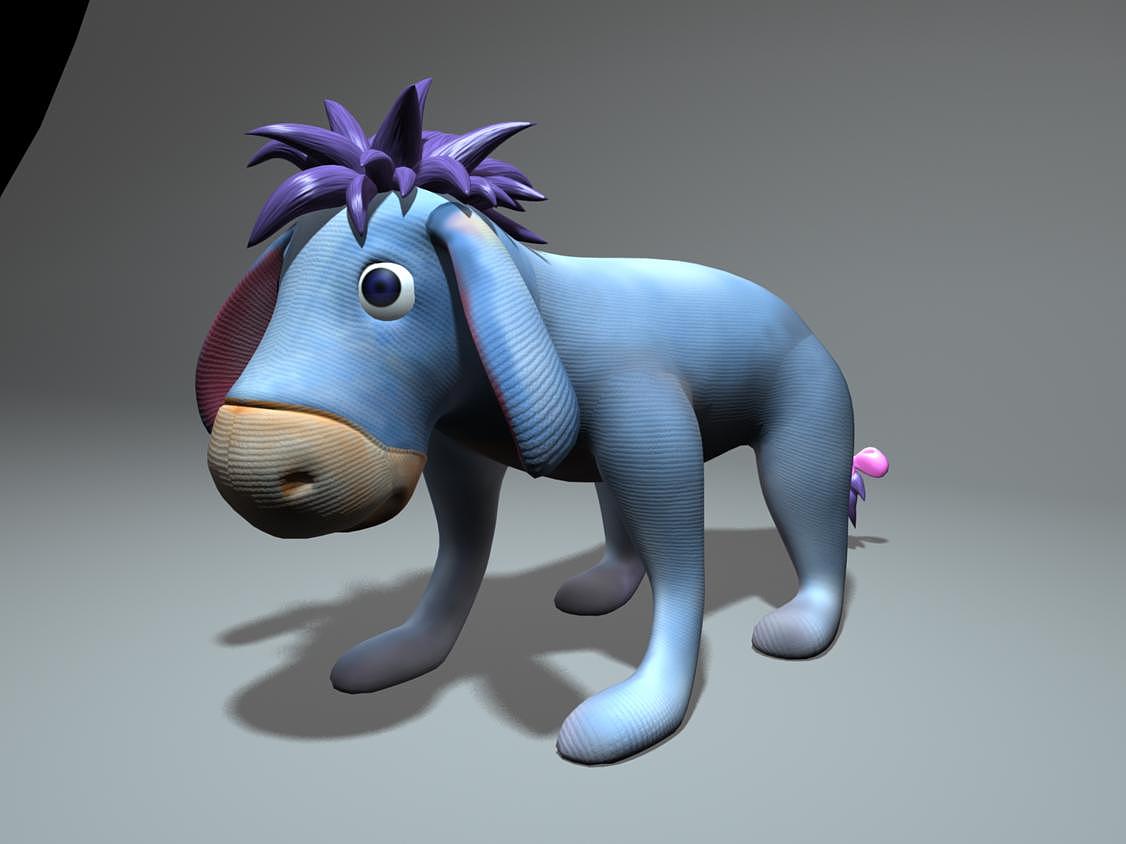 Eeyore（图ZMzMzMTc5MDg=） - 人物/生物 - 站酷设计师卡通肚脐眼原创素材 - 站酷ZCOOL