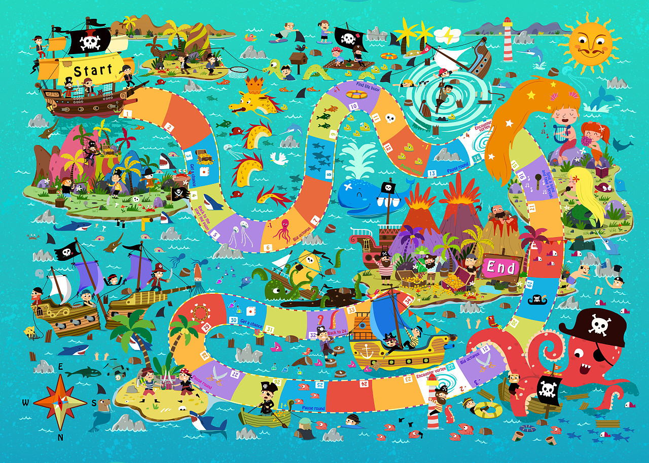 插画拼图（图ZMjU0ODY5NzQw） - 儿童插画 - 站酷设计师TT再笑原创素材 - 站酷ZCOOL