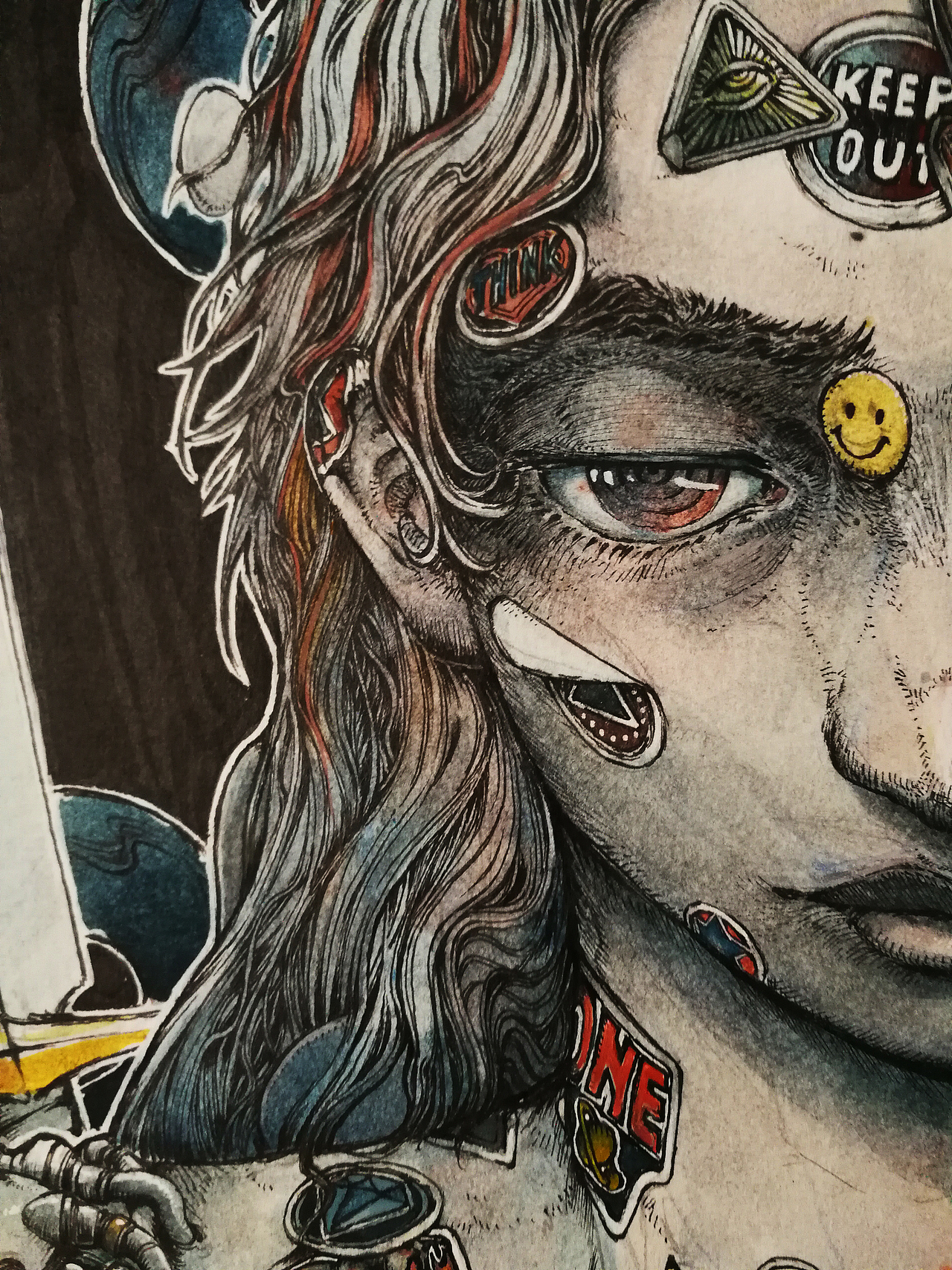 Determination 決心 2018-01（图ZMTA1OTU3NTA4） - 艺术插画 - 站酷设计师我的药呢原创素材 - 站酷ZCOOL