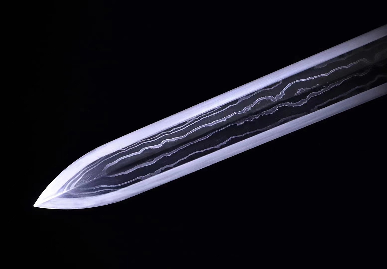 博物馆收藏级草钢明代公卿佩剑大明王朝辉煌像征