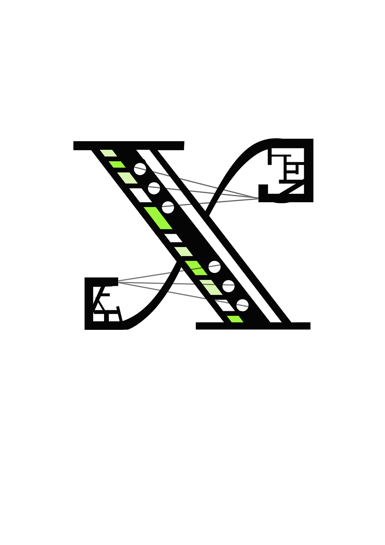 26个字母-建筑（图ZMzAxNTAyNDA=） - 字体/字形 - 站酷设计师啊阿朝朝原创素材 - 站酷ZCOOL