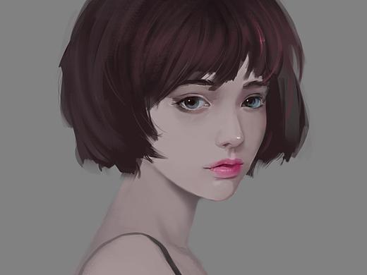 没戴金项圈的少女（个人主页-ZMzE5MTg1OTY=） - 绘本 - 站酷设计师会飞的鲨鱼青椒原创素材 - 站酷ZCOOL