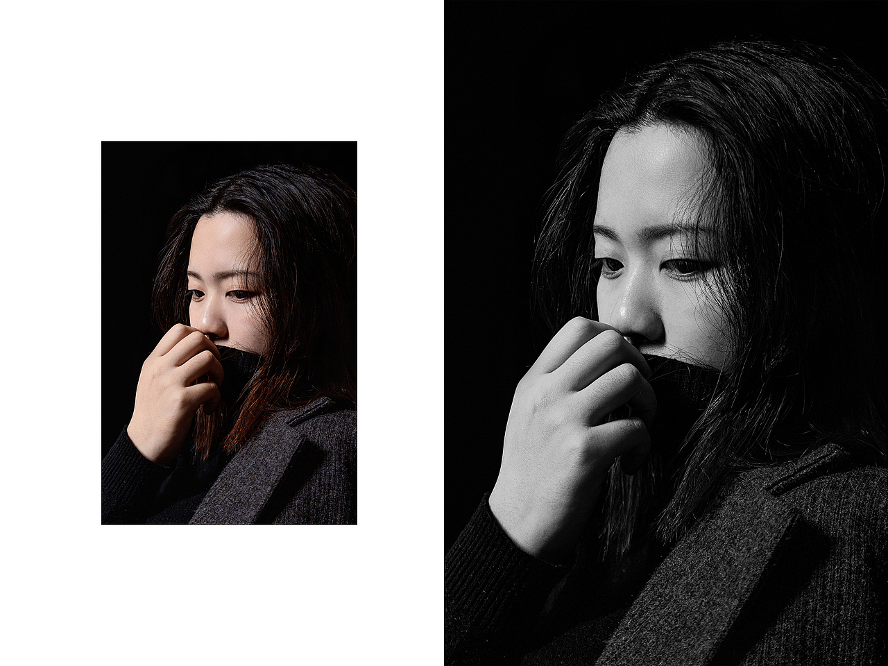 黑白肖像丨家庭约拍