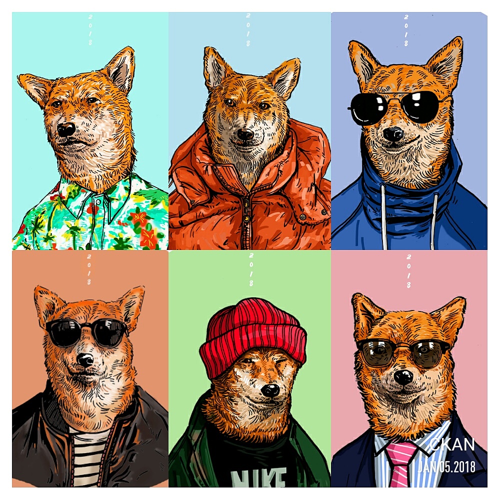 狗|插画|插画习作|程阿砍 - 原创作品 - 站酷 (zcool)