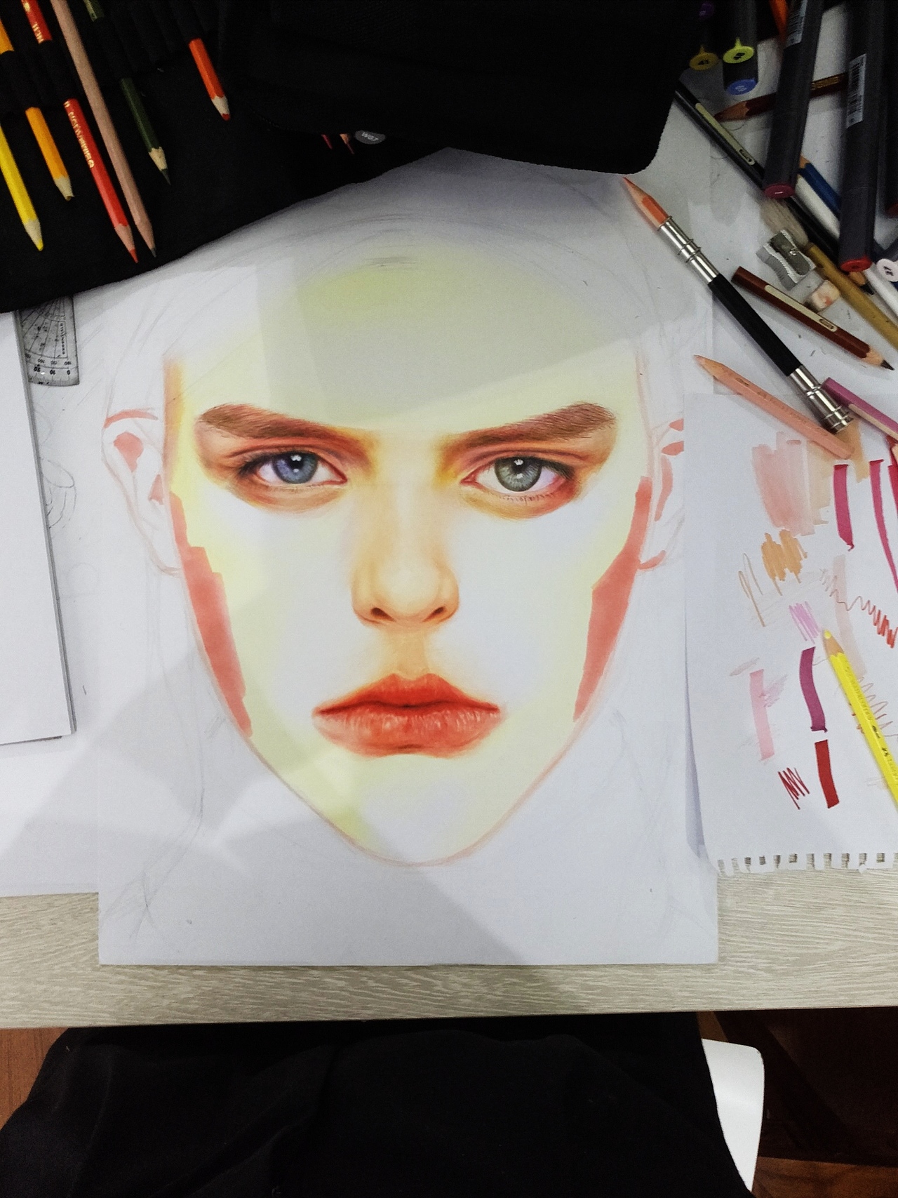 独角仙的女友（图ZOTU5NzQ2MDQ=） - 绘画 - 站酷设计师吃了伯里曼原创素材 - 站酷ZCOOL