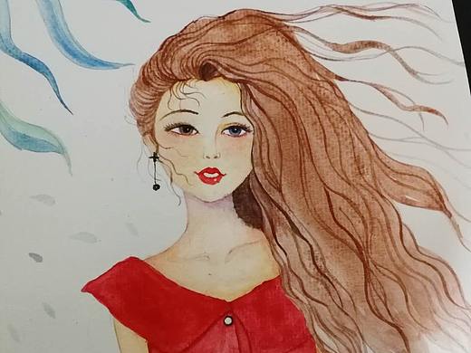 水彩人物