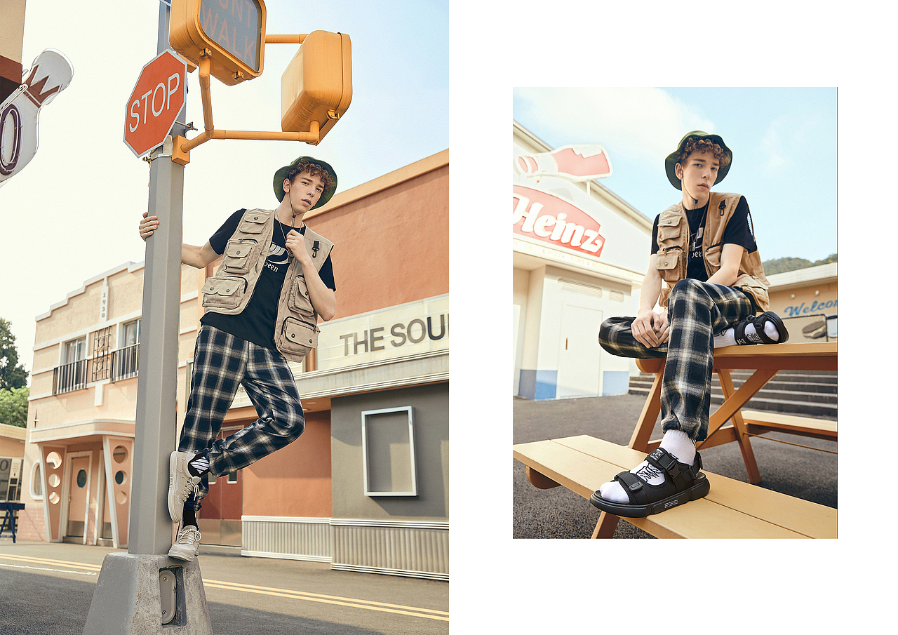 cabbeen shoes 2020 summer 卡宾男鞋2020夏