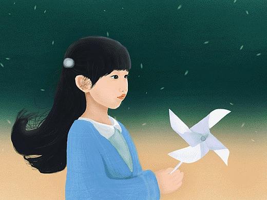 100天插画练习 九 —— 线上活动小梦鱼