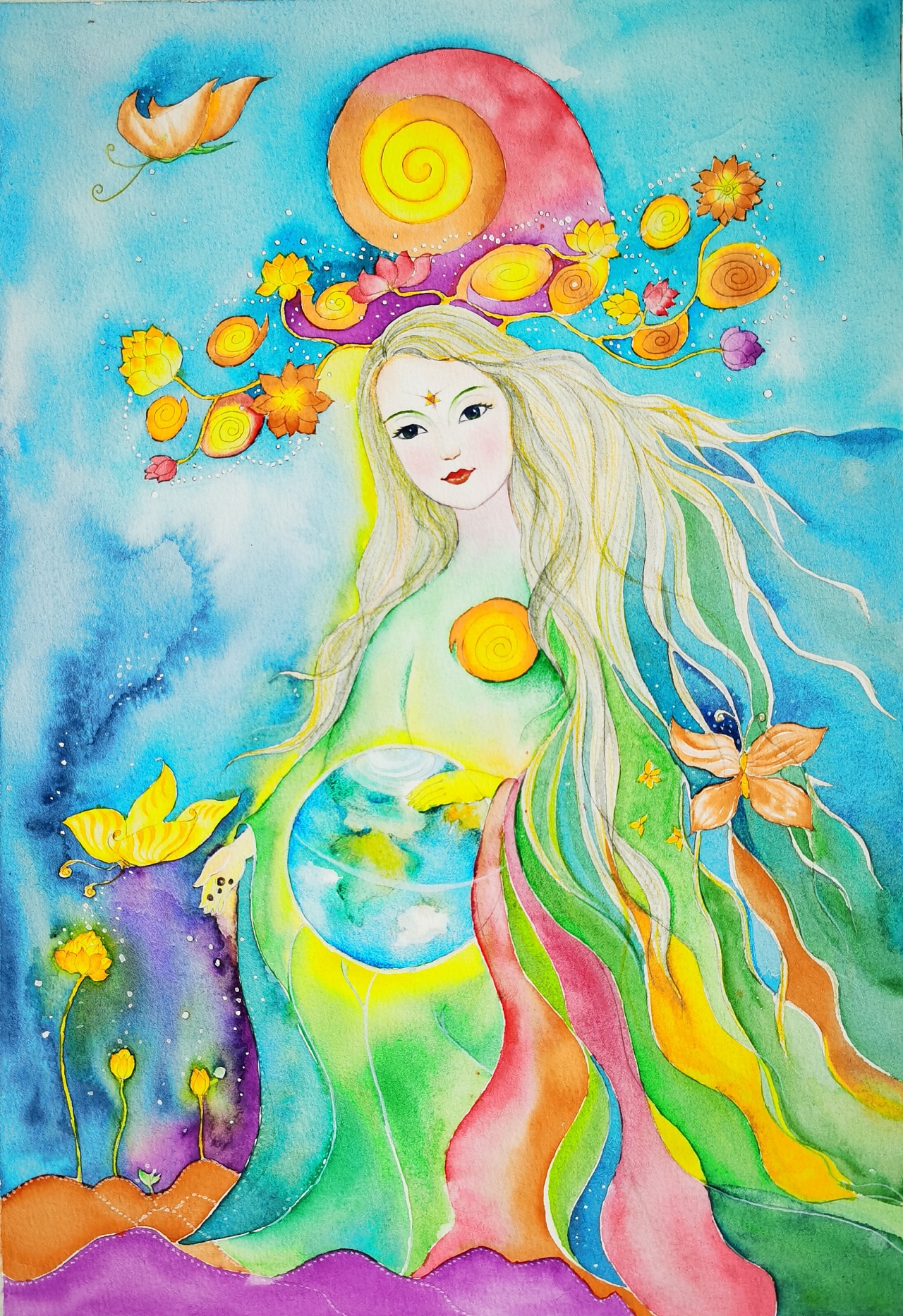 保护地球的女神