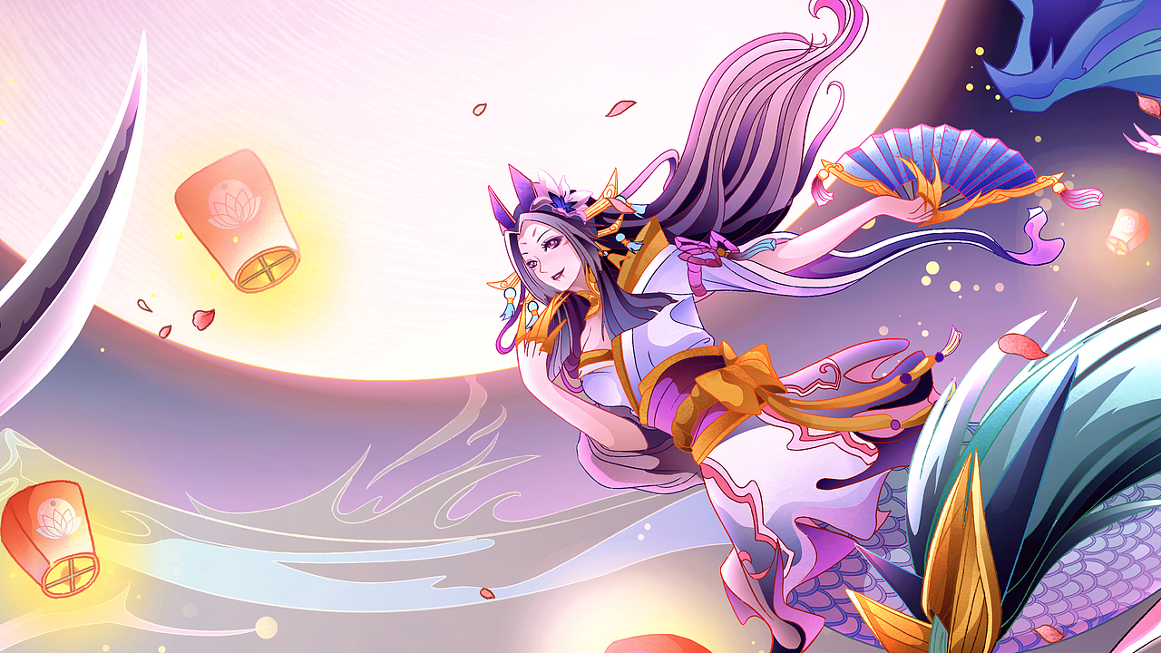 英雄联盟 #LOL绽灵节# 十人群像（图ZMjE4NDY1MDAw） - 商业插画 - 站酷设计师BanBan半半原创素材 - 站酷ZCOOL