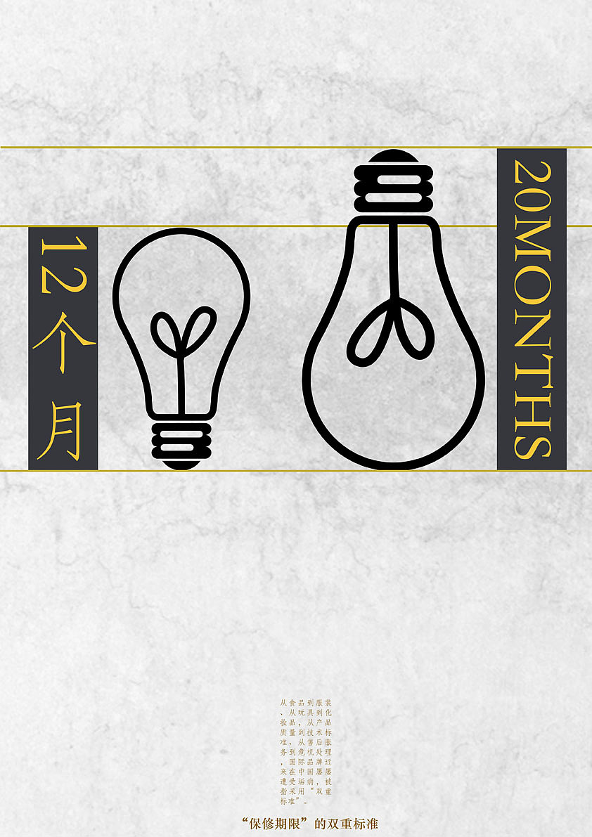 保质期限的双重标准(中国与外国间)