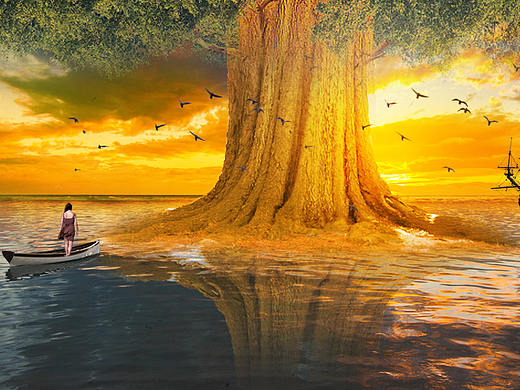 海里的樹（個人主頁-ZMjgyMDI5NjA=） - 海報 - 站酷設(shè)計師桐剪秋風(fēng)原創(chuàng)素材 - 站酷ZCOOL