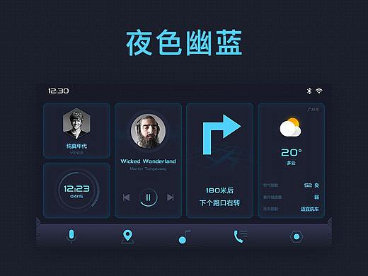 汽车GKUI主题设计大赛练习作品