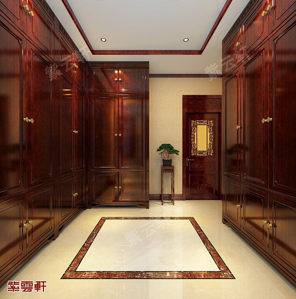 主卧衣帽间古典中式设计