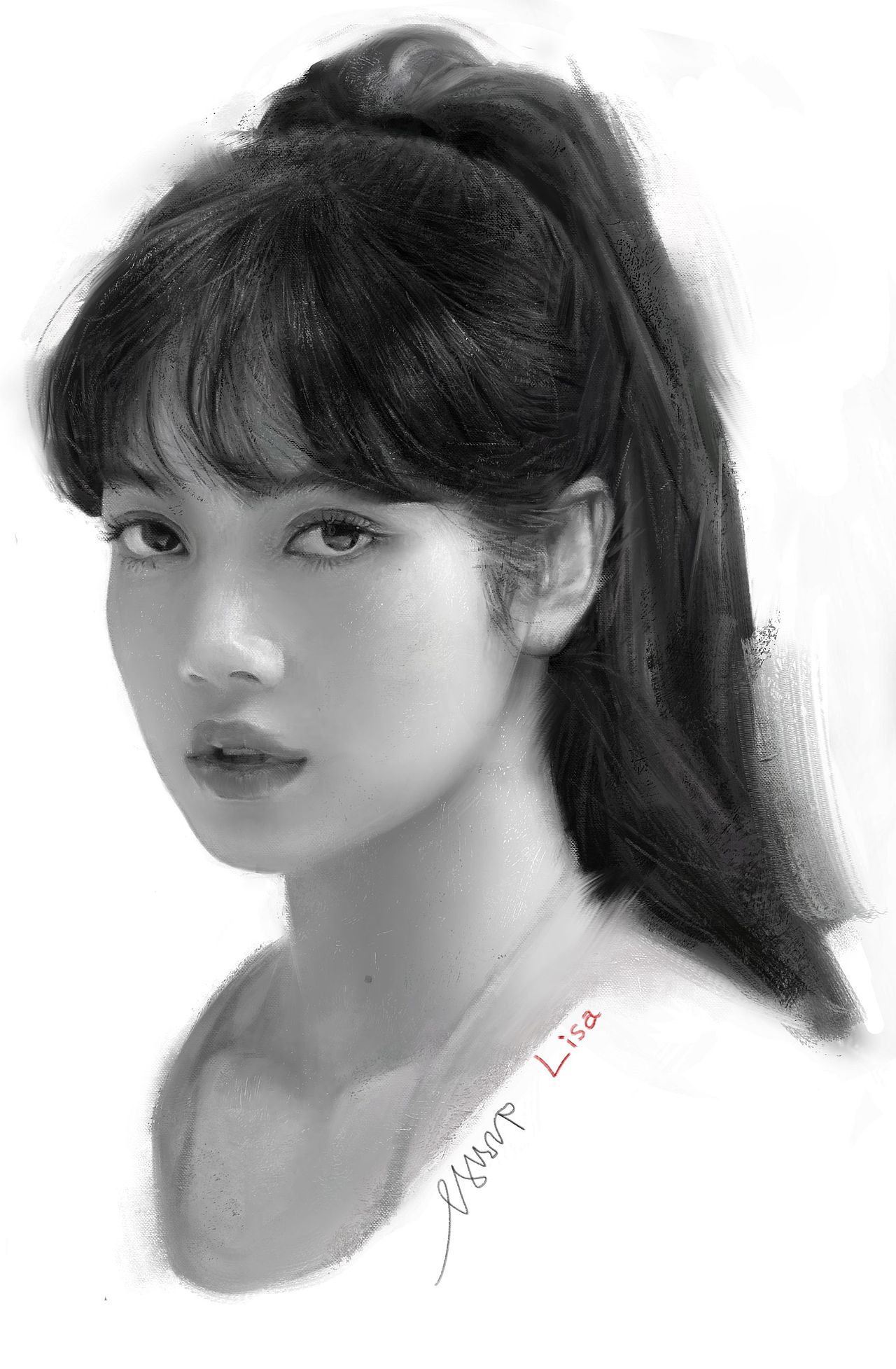 插画《lisa》加入站酷首个作品