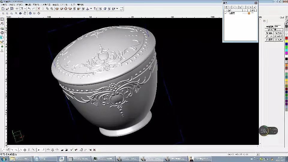 之前做的一些陶瓷设计图