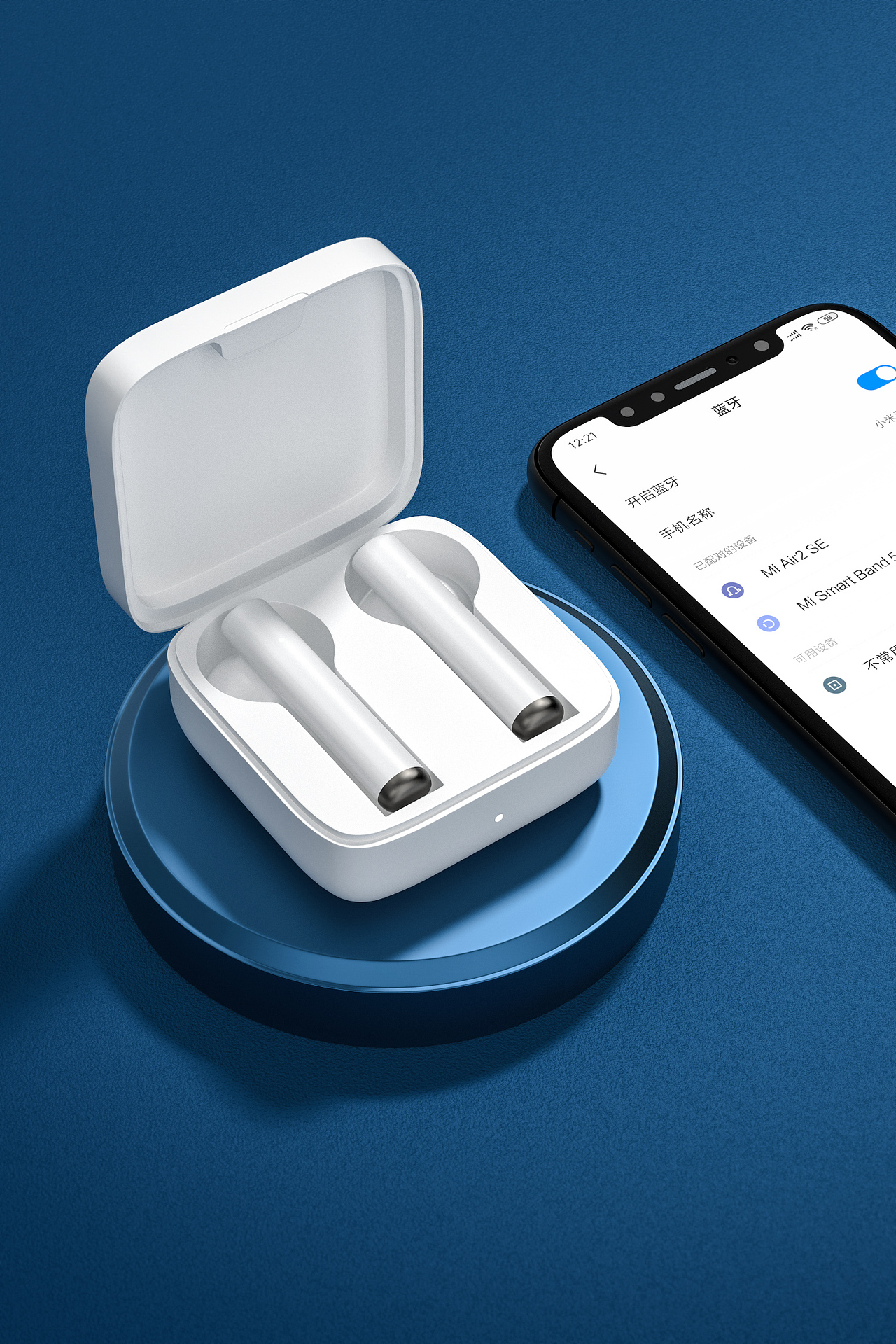 蓝牙耳机建模渲染