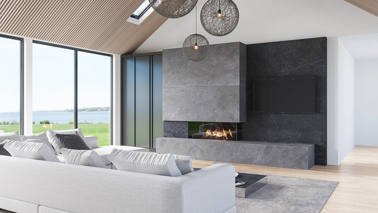 原木与浅灰色系空间设计 既明亮又舒适