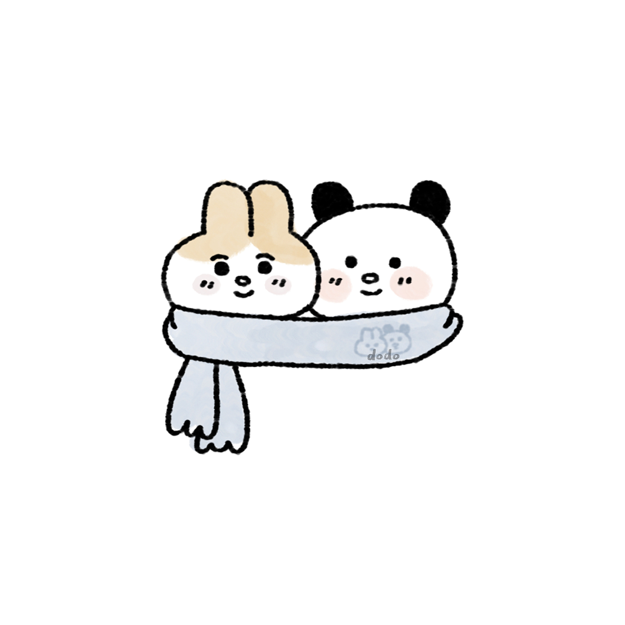 两个人暖乎乎（图ZMTkyNzY1MjYw） - 艺术插画 - 站酷设计师刀刀鸟原创素材 - 站酷ZCOOL