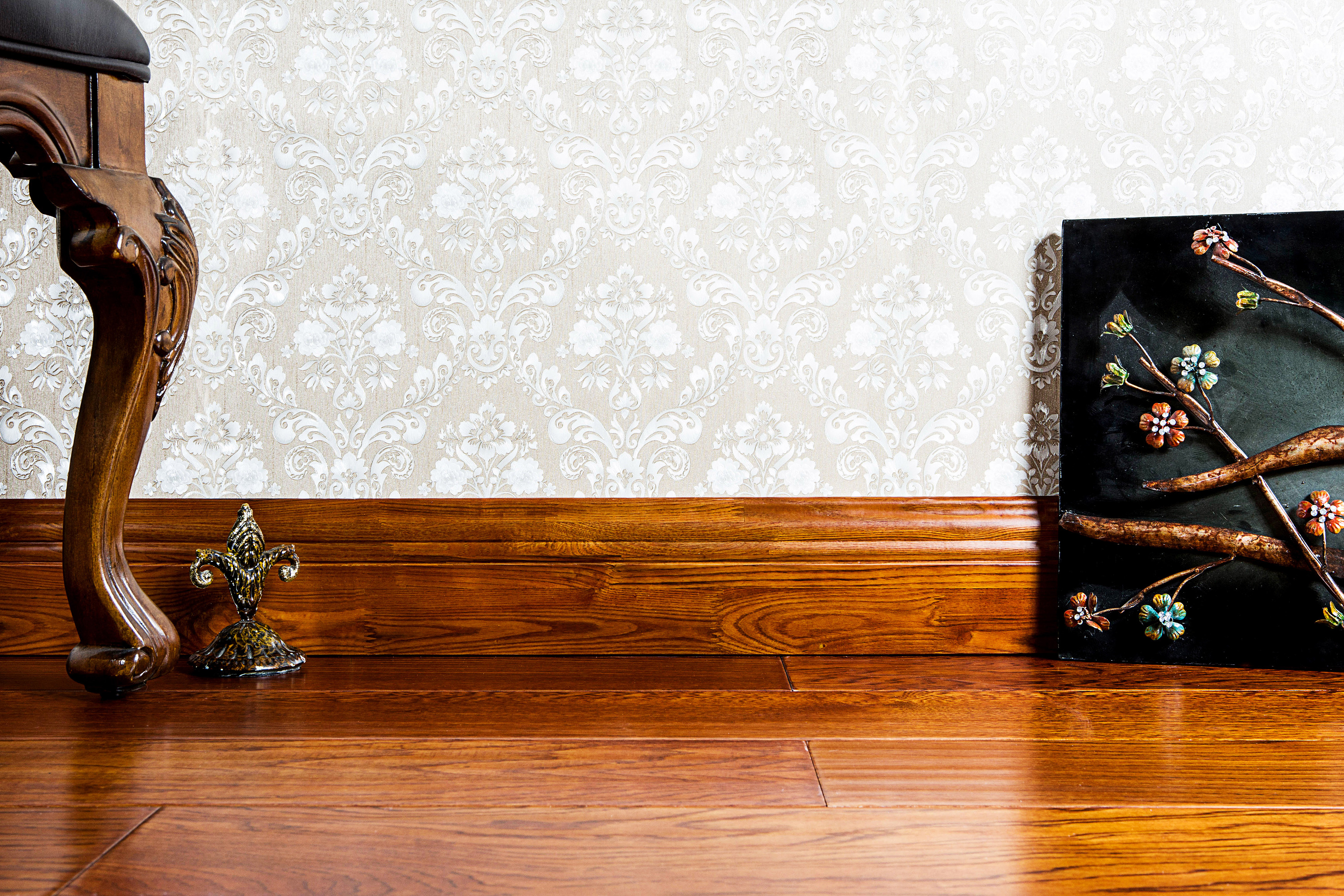 圣象地板地脚线拍摄