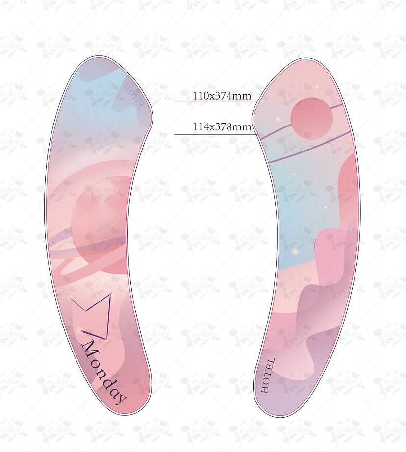 酒店马桶垫IP设计