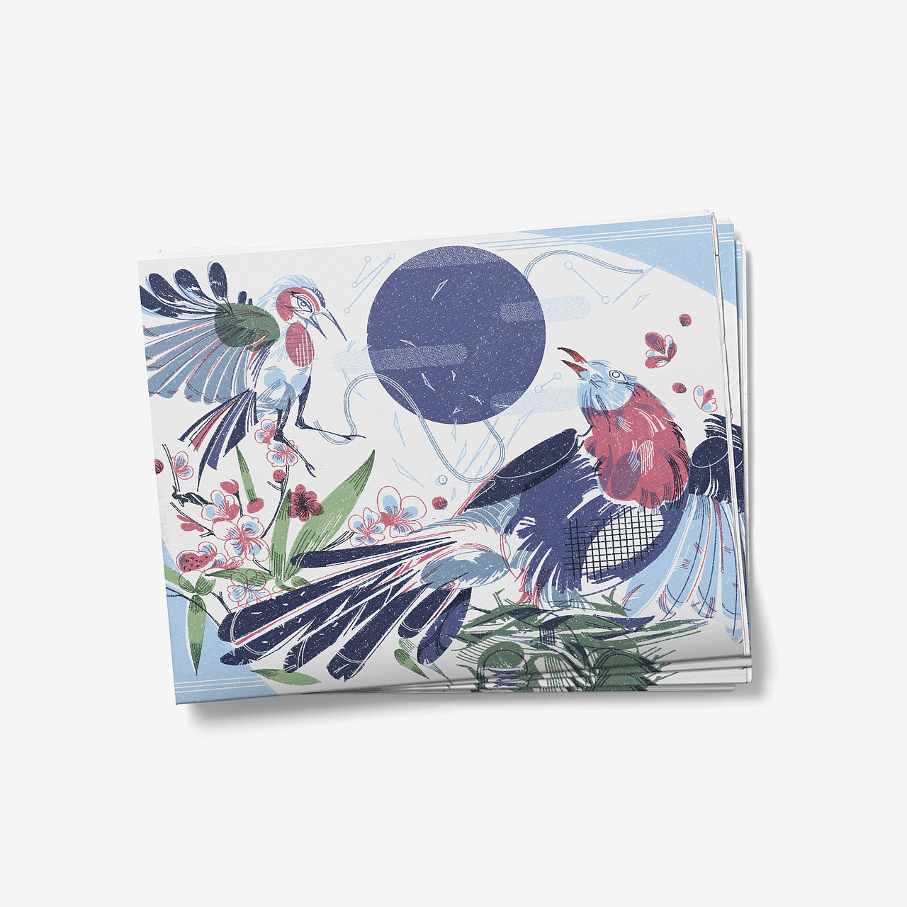 “小寒”二十四节气系列（图ZMjg0MDU4NTUy） - 商业插画 - 站酷设计师阿怪站左原创素材 - 站酷ZCOOL