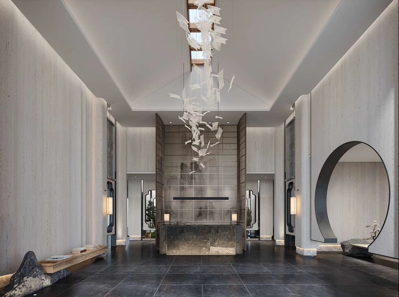 成都BOS数字科技 售楼部工装作品鉴赏（图ZMjAwNDQyMDY4） - 建筑/空间 - 站酷设计师伯思效果图原创素材 - 站酷ZCOOL