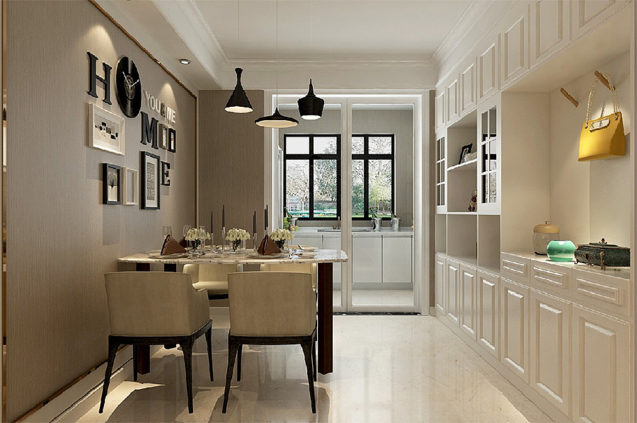 济宁中南珑悦130平户型图和效果图参考方案