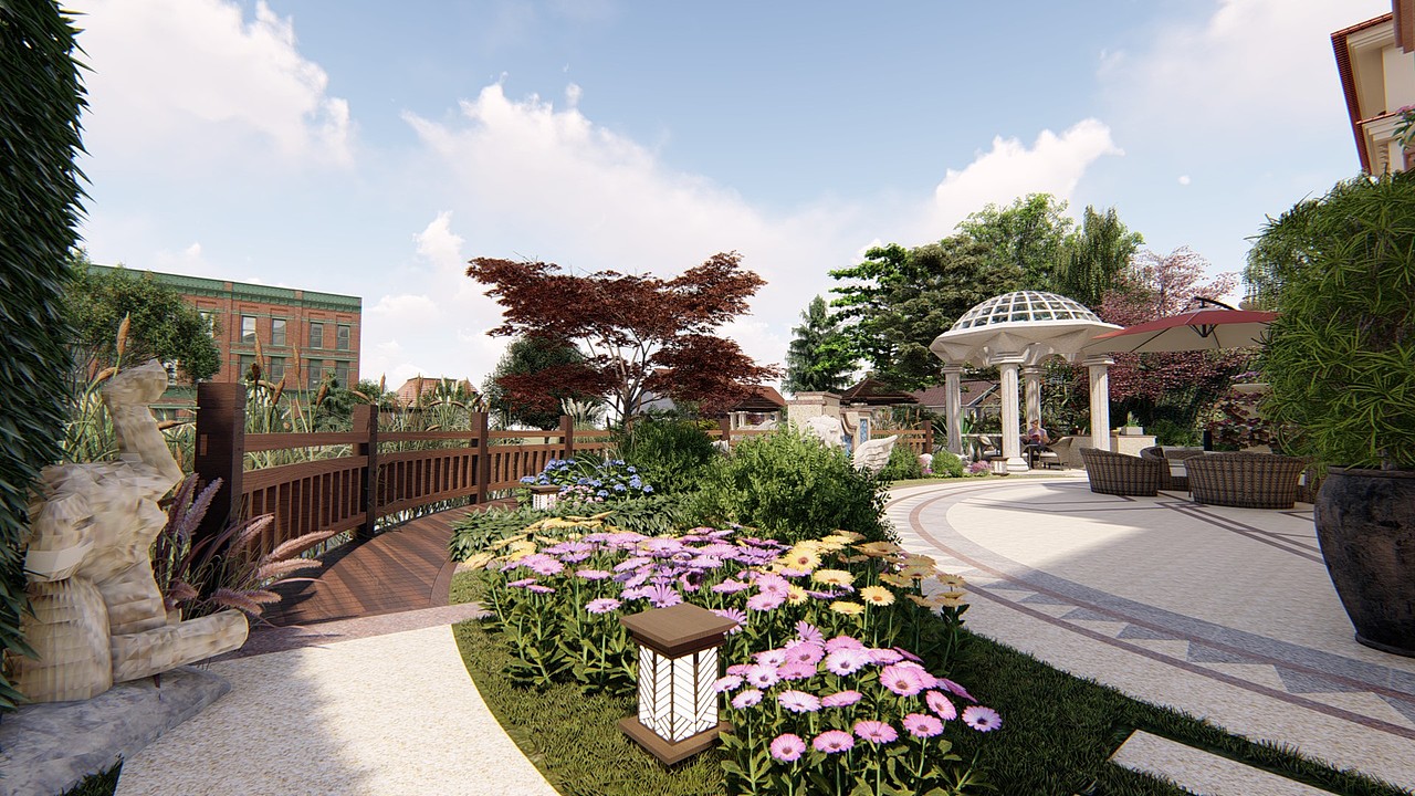 欧式庭院景观设计