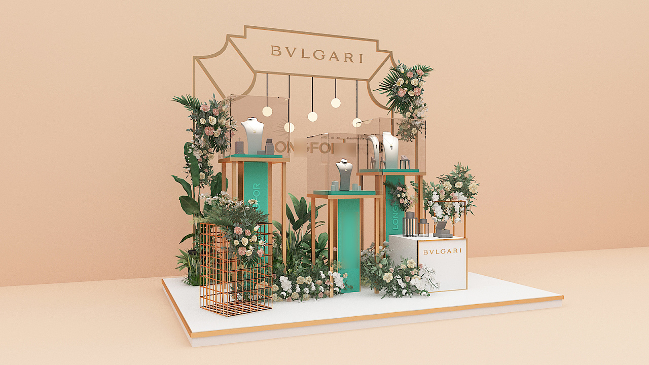 奢侈品展台|三维|其他三维|兔子洞大白兔 - 原创作品 - 站酷 (zcool)