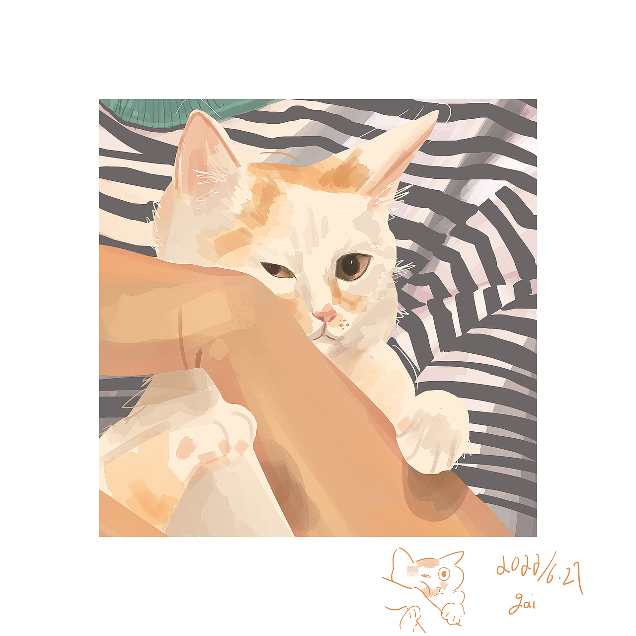 猫猫（图ZMzA2NjM0MDI0） - 创作习作 - 站酷设计师姜浆将江原创素材 - 站酷ZCOOL