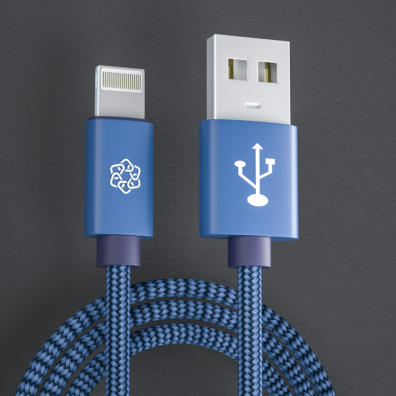 C4D建模渲染/充电宝/数据线/耳机/3C数码