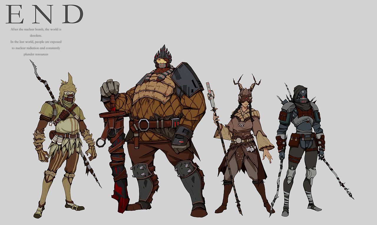 废土风角色概念设计