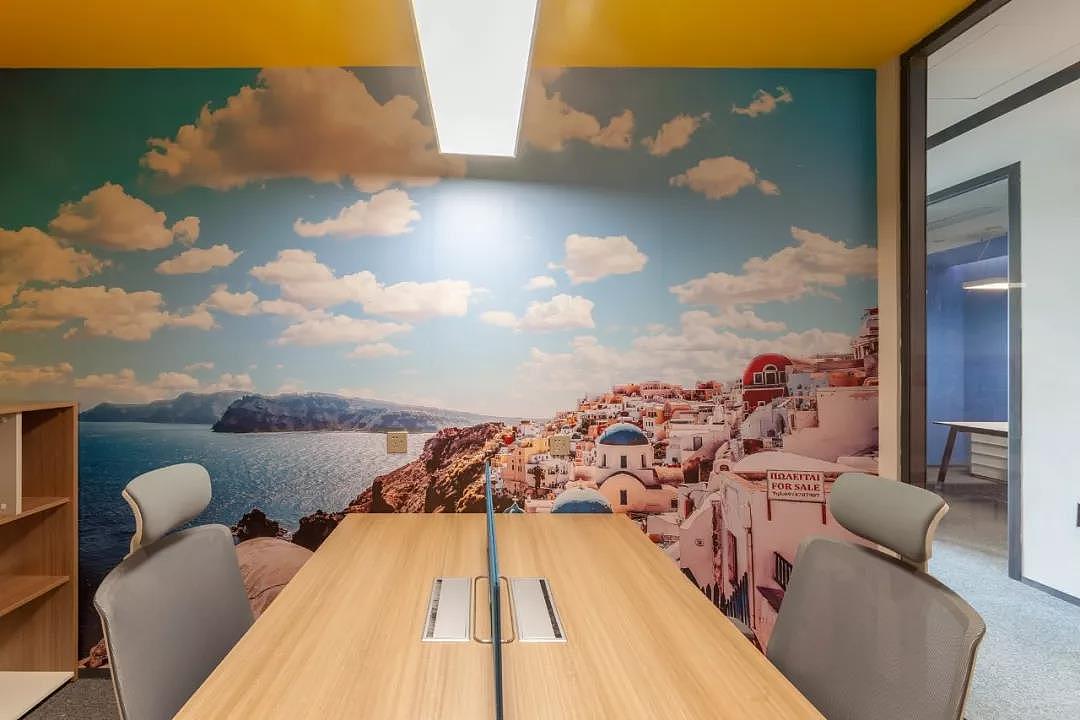 色彩“点亮”空间 | 蓝橙办公室