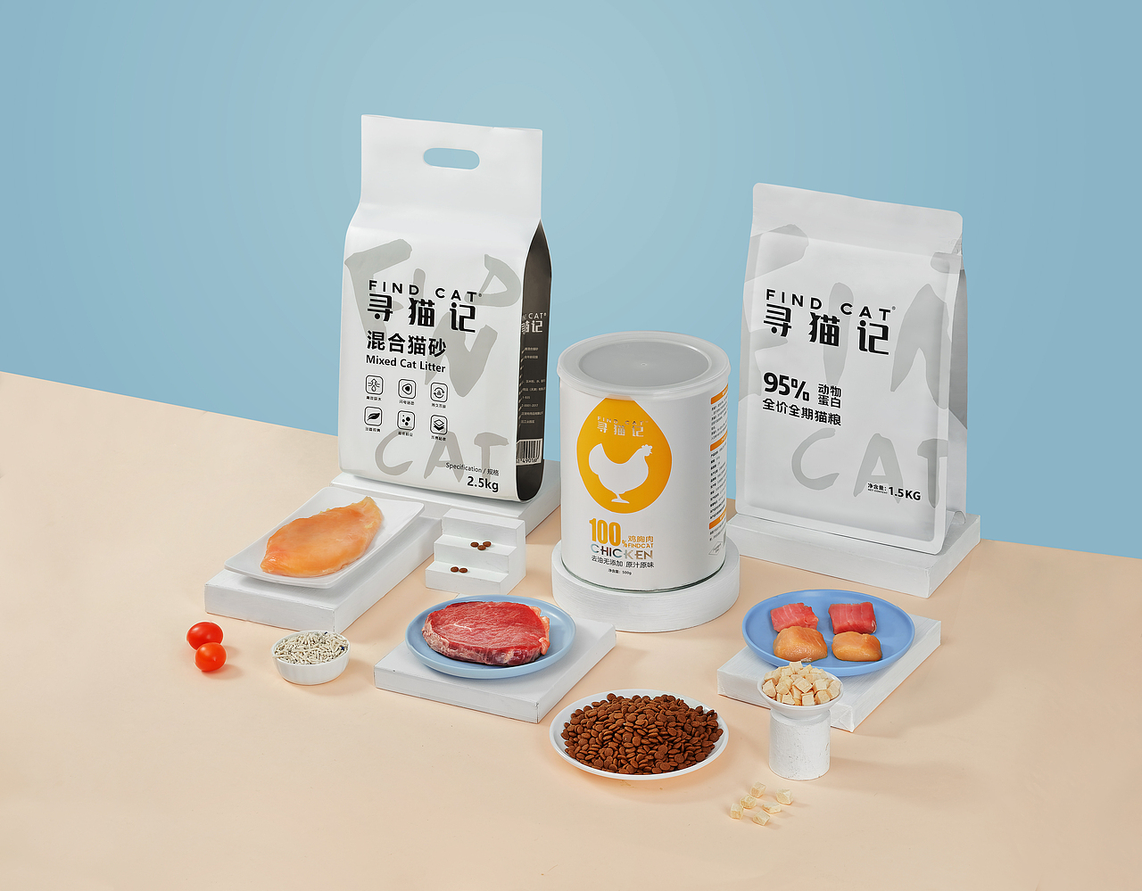 猫咪冻干摄影|宠物猫粮摄影|电商摄×郑州密斯杨（图ZMjQyNTAwMTE2） - 产品摄影 - 站酷设计师密斯杨摄影原创素材 - 站酷ZCOOL