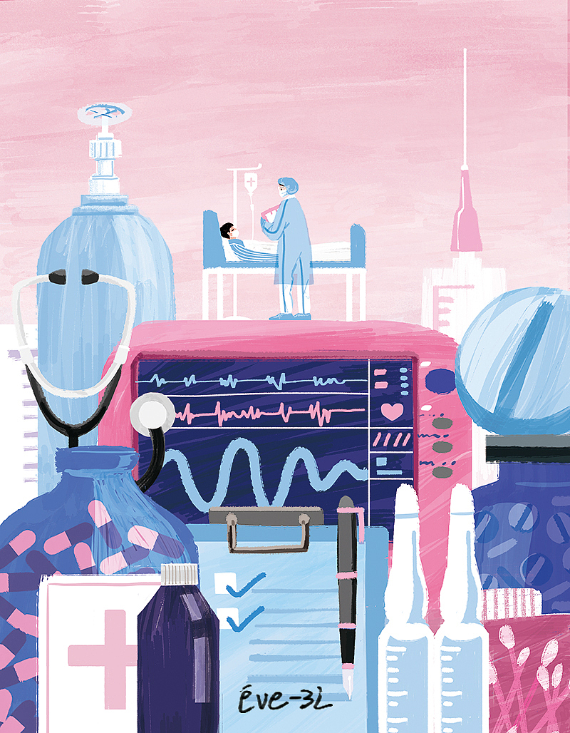 #渺小却勇敢#《嘉人》防疫专题（图ZMjA3ODEzMzEy） - 商业插画 - 站酷设计师Eve3L原创素材 - 站酷ZCOOL