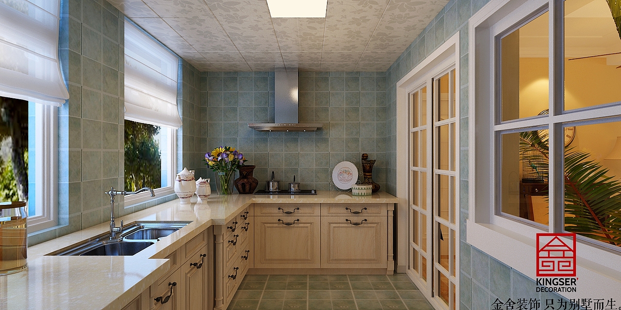 金舍装饰—国赫红珊湾—美式风格—装修案例