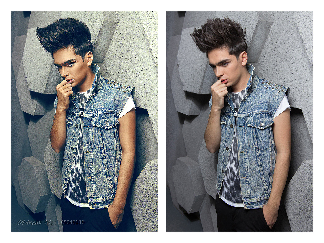 人像修图练习作品