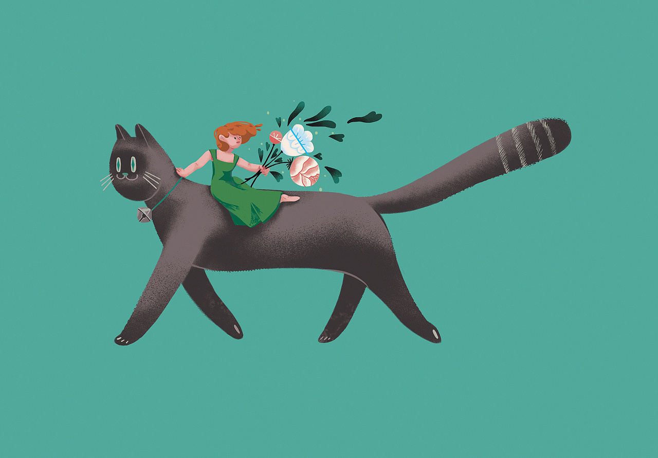 小惊喜餐厅主题插画