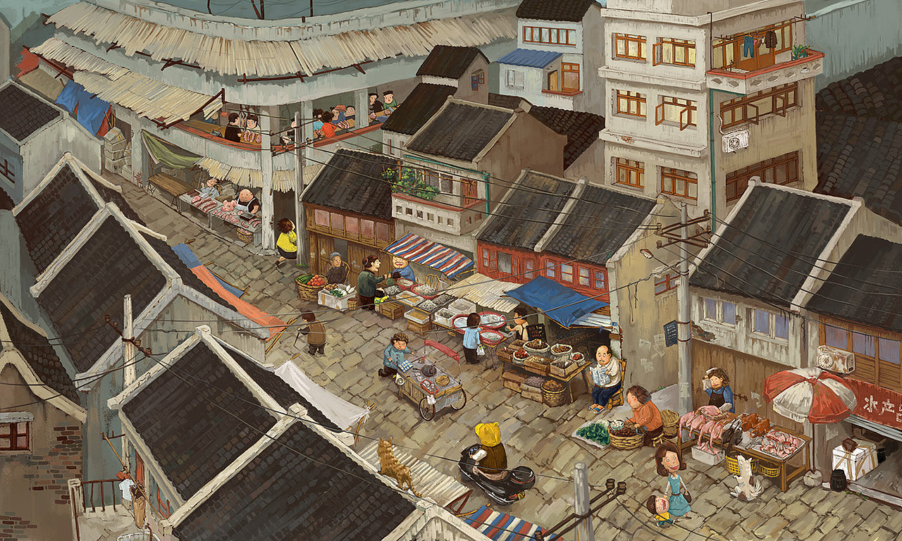 纪念下杭州/插画师/4年前/5153浏览程小新