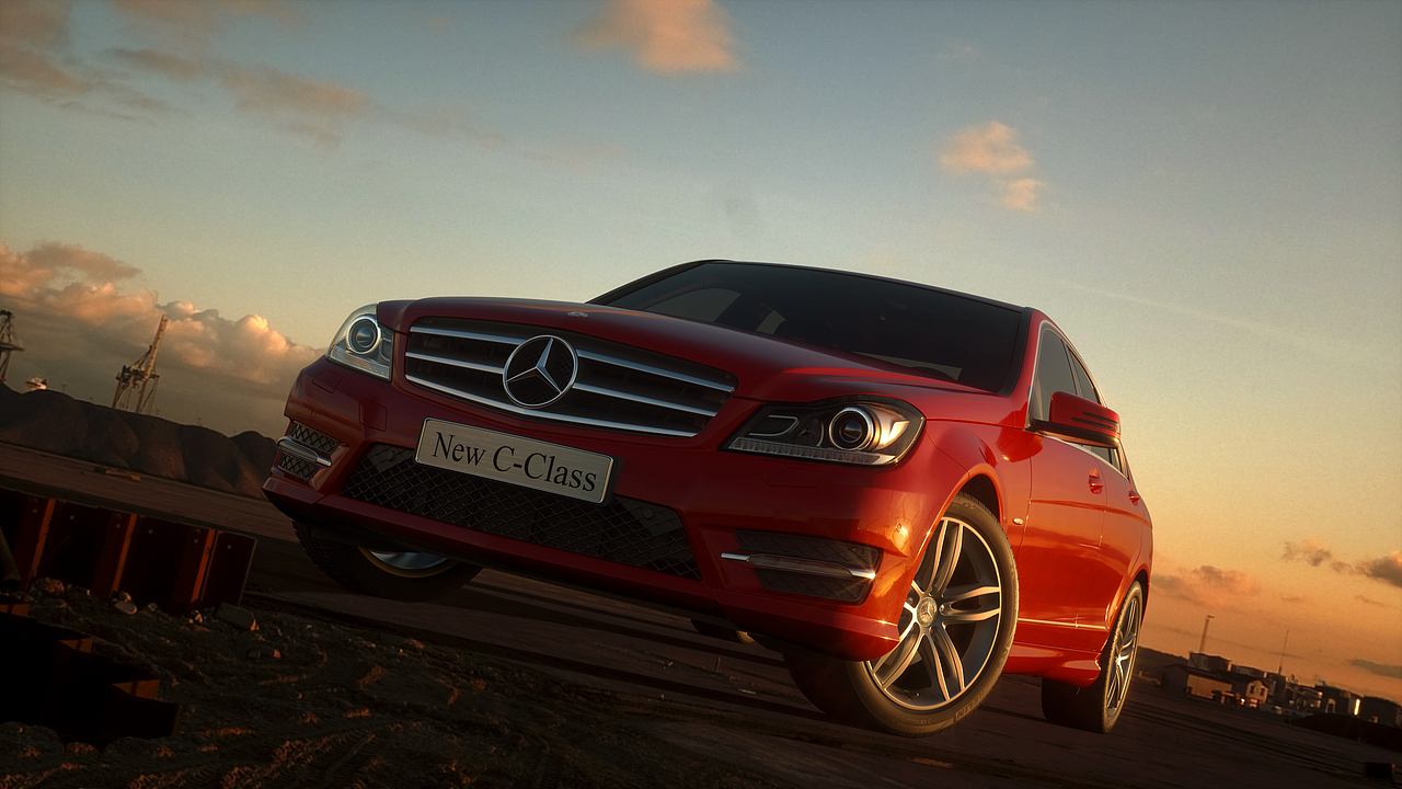Mercedes-Benz C级2013款260（图ZMjM4NTEwNjA=） - 机械/交通 - 站酷设计师TCAR原创素材 - 站酷ZCOOL