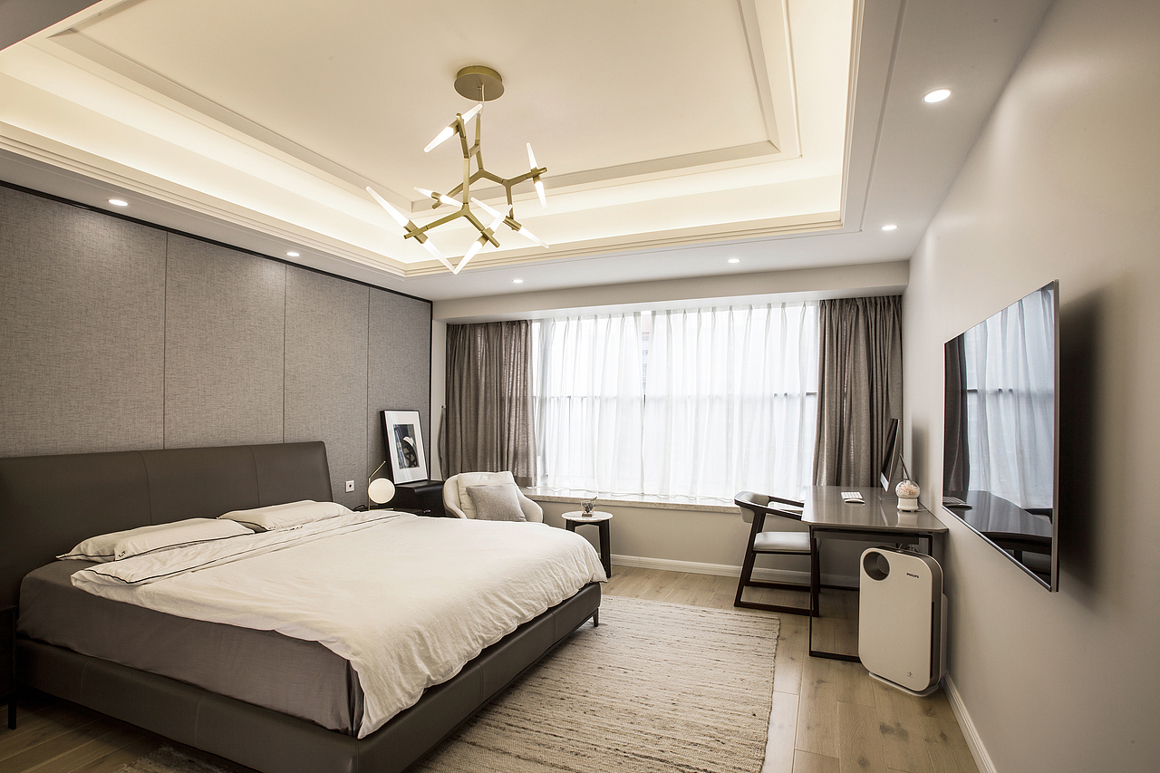 打造210㎡黑白灰空间里的品质感｜住宅空间（图ZMTA4NjMzMDY4） - 家装设计 - 站酷设计师六品设计原创素材 - 站酷ZCOOL