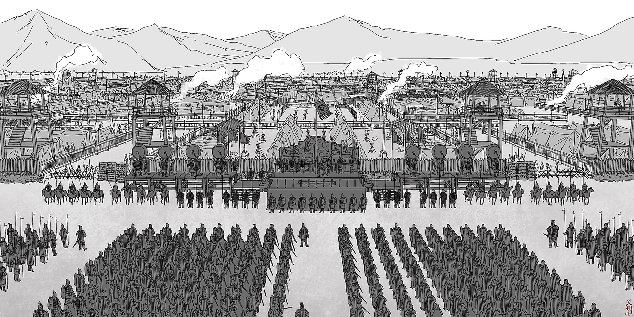 秦军大营——赳赳老秦,共赴国难