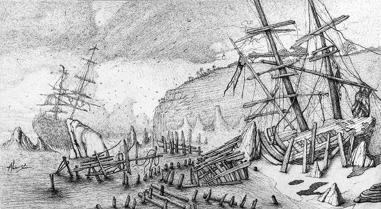 大航海系列古典硬笔画全套